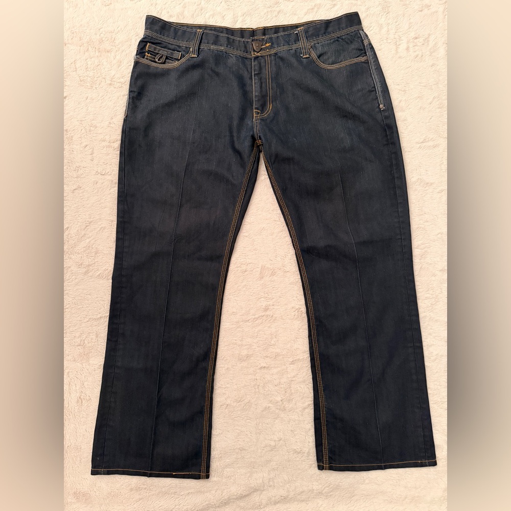 VTG Blac Label Premium Embroidered Gothic Jeans 42